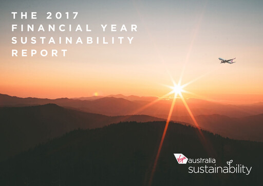 Thumbnail Virgin Australia Sustainability Report 2017