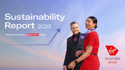 Thumbnail Virgin Australia Sustainability Report 2023