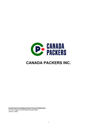 Thumbnail Canada Packers Quarterly Report 2026-q2