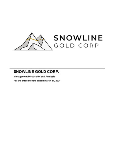 Thumbnail Snowline Gold Corp. Quarterly Report 2024-q1