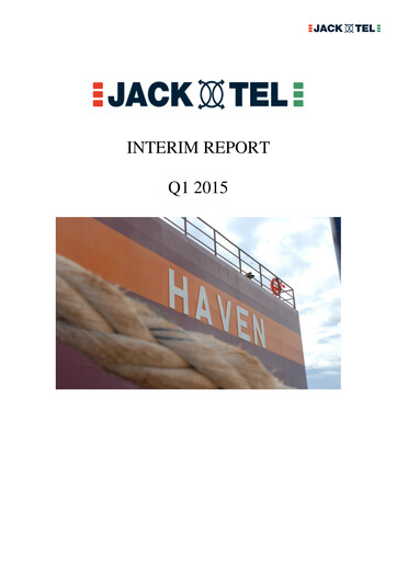 Miniature Jacktel AS Rapport trimestriel 2015-q1