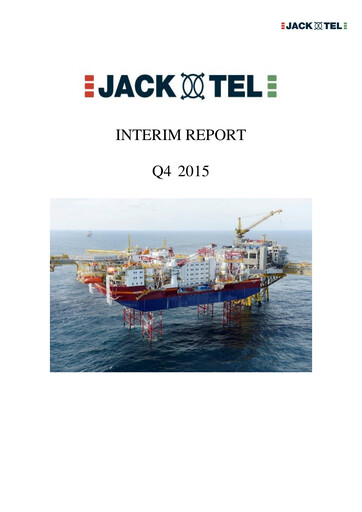 Miniature Jacktel AS Rapport trimestriel 2015-q4