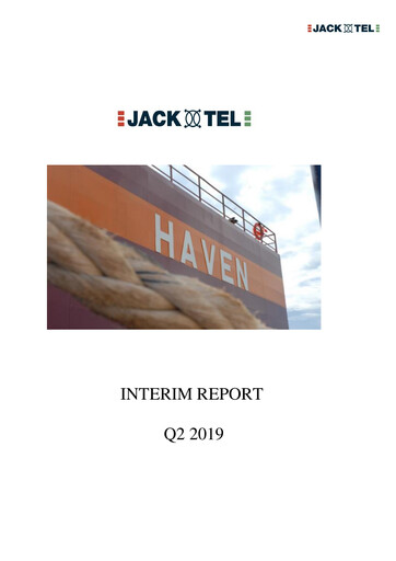 Miniature Jacktel AS Rapport trimestriel 2019-q2