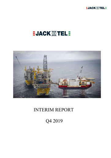 Miniature Jacktel AS Rapport trimestriel 2019-q4