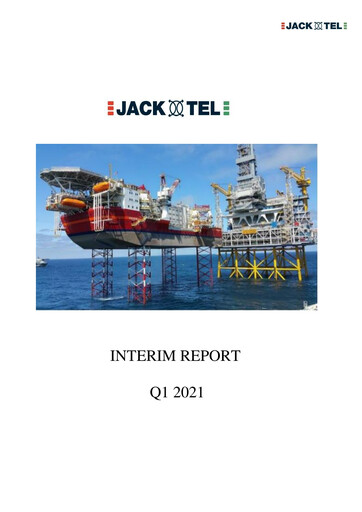 Miniature Jacktel AS Rapport trimestriel 2021-q1