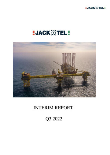 Miniature Jacktel AS Rapport trimestriel 2022-q3