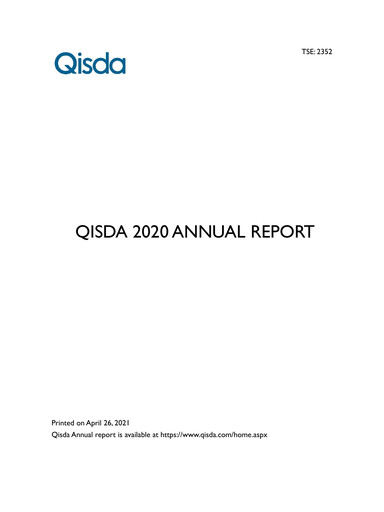 Thumbnail Qisda Corporation Annual Report 2020