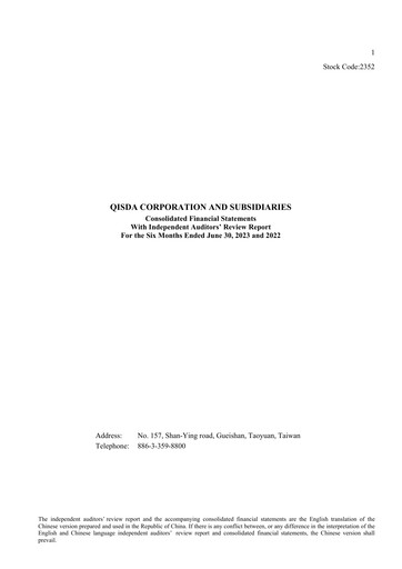 Thumbnail Qisda Corporation Half-year Report 2023-h1