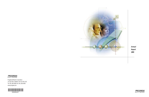 Thumbnail Progress Software
 Annual Report 1999