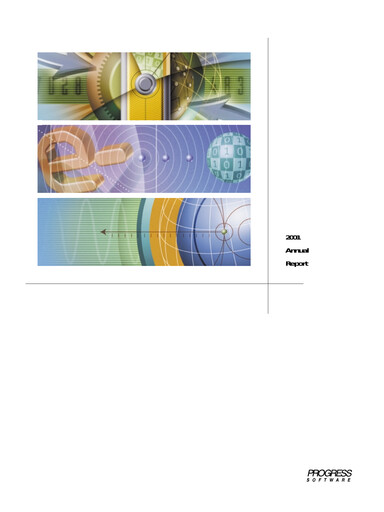 Thumbnail Progress Software
 Annual Report 2001