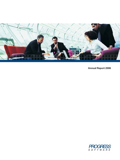 Thumbnail Progress Software
 Annual Report 2006