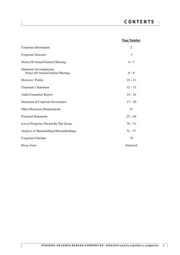 Thumbnail Pensonic Holdings Berhad Annual Report 2002