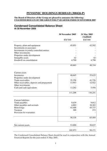 Thumbnail Pensonic Holdings Berhad Quarterly Report 2006-q2
