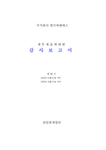 Thumbnail LG CNS Financial Statement 2022