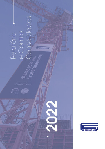 Thumbnail Conduril - Engenharia Annual Report 2022