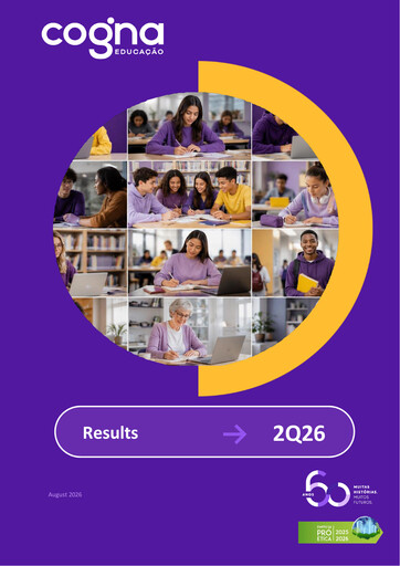 Thumbnail Cogna Educação Quarterly Report 2026-q2