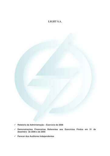 Thumbnail Light S.A. Financial Statement 2006