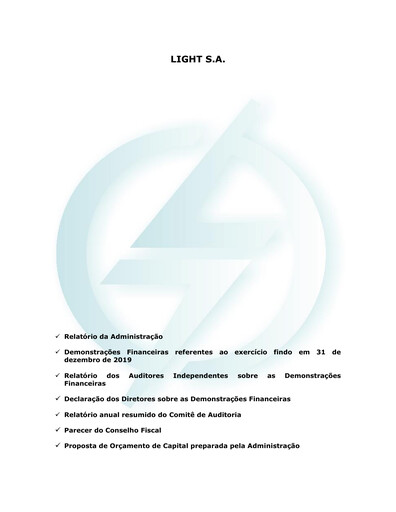 Thumbnail Light S.A. Financial Statement 2019