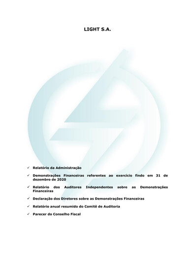 Thumbnail Light S.A. Financial Statement 2020