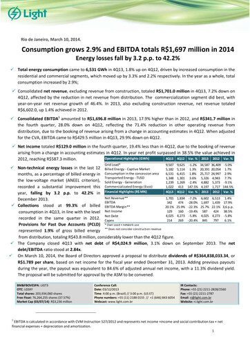 Thumbnail Light S.A. Quarterly Report 2013-q4