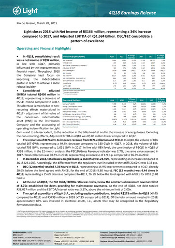 Thumbnail Light S.A. Quarterly Report 2018-q4