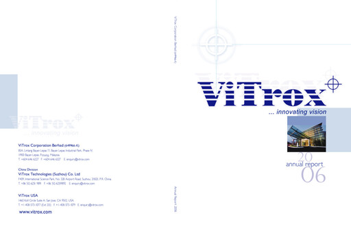 Thumbnail ViTrox Corporation Annual Report 2006