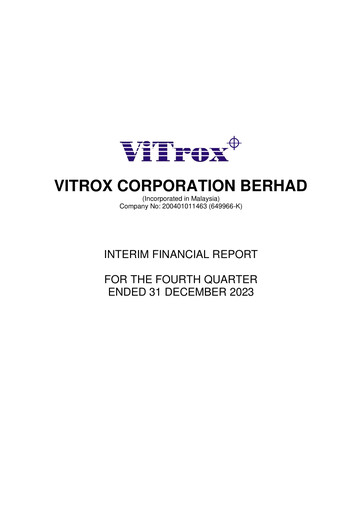Vorschaubild ViTrox Corporation Quartalsbericht 2023-q4