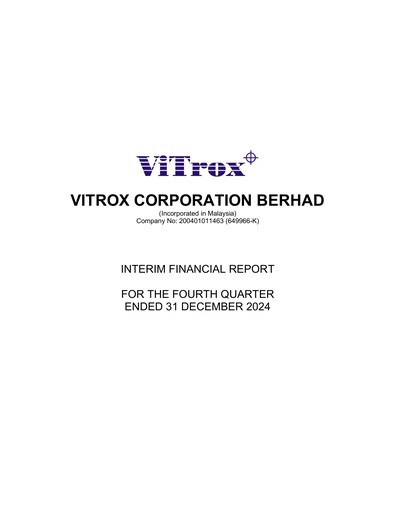 Vorschaubild ViTrox Corporation Quartalsbericht 2024-q4