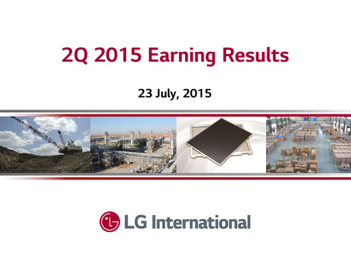 Miniature LX International Rapport trimestriel 2015-q2