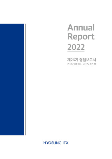 Vorschaubild Hyosung ITX Finanzbericht 2022