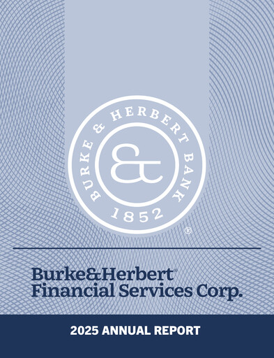 Thumbnail Burke & Herbert Financial Services Annual Report 2025
