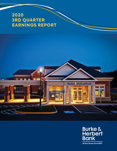 Thumbnail Burke & Herbert Financial Services Quarterly Report 2020-q3