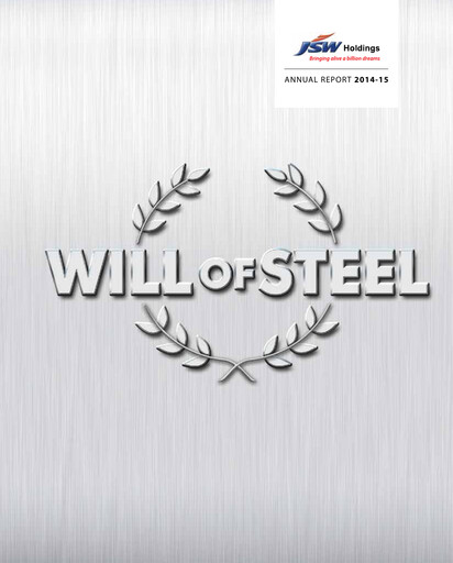 Thumbnail JSW Holdings Annual Report 2014-2015