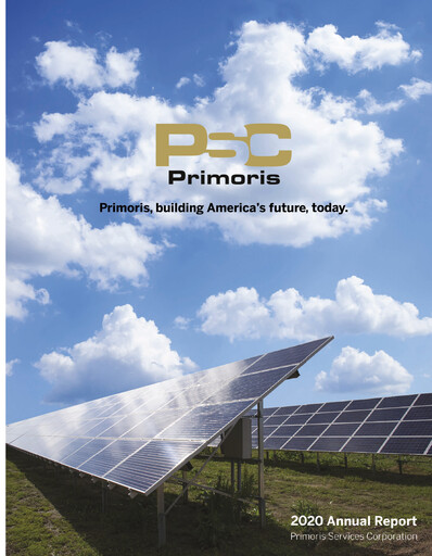 Thumbnail Primoris Services Corporation
 Annual Report 2020