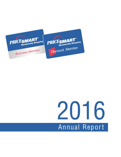 Thumbnail PriceSmart
 Annual Report 2016