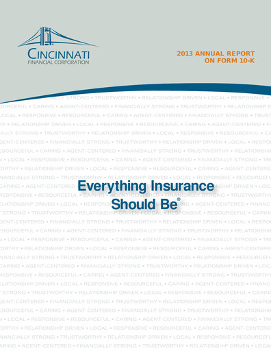 Thumbnail Cincinnati Financial
 Annual Report 2013