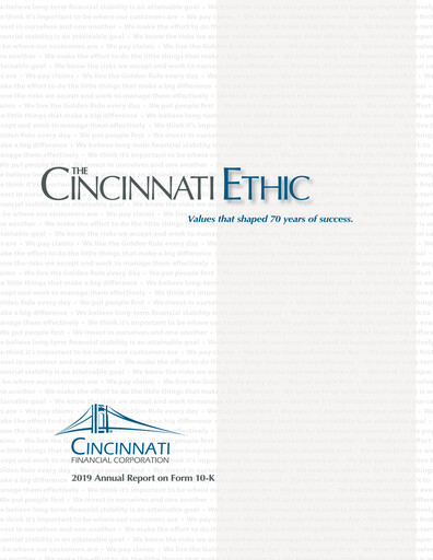 Thumbnail Cincinnati Financial
 Annual Report 2019