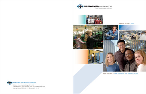 Thumbnail Preformed Line Products Annual Report 2006