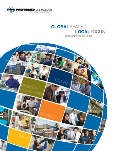 Thumbnail Preformed Line Products Annual Report 2009