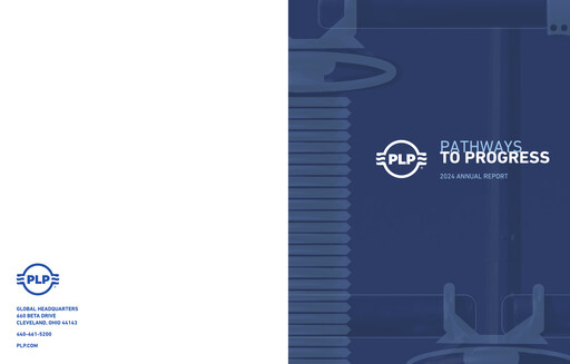 Thumbnail Preformed Line Products Annual Report 2024