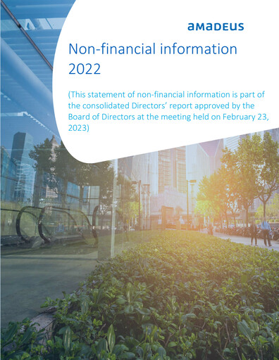 Thumbnail Amadeus IT Group ESG Report 2022