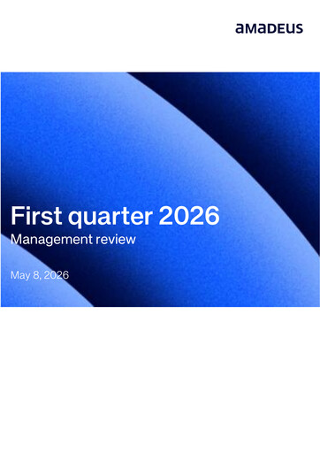 Thumbnail Amadeus IT Group Quarterly Report 2026-q1