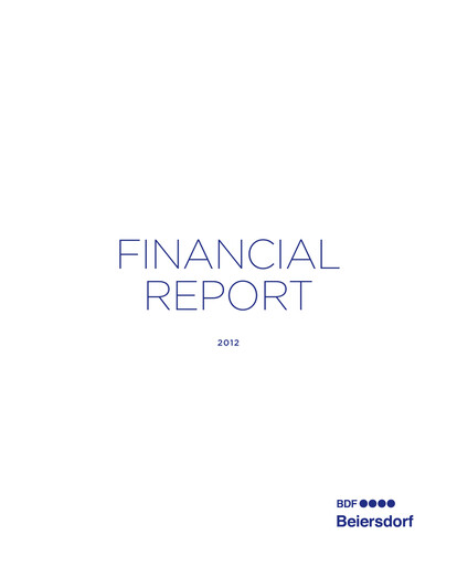 Thumbnail Beiersdorf Financial Statement 2012