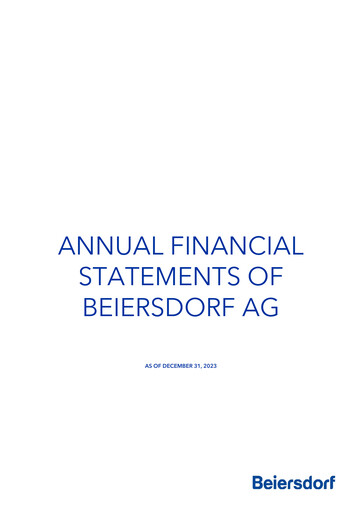 Thumbnail Beiersdorf Financial Statement 2023