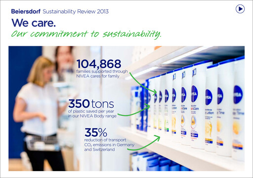 Thumbnail Beiersdorf Sustainability Report 2013
