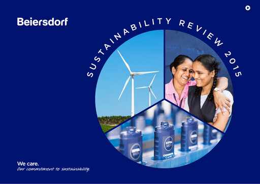 Thumbnail Beiersdorf Sustainability Report 2015