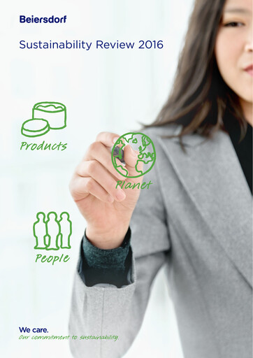 Thumbnail Beiersdorf Sustainability Report 2016