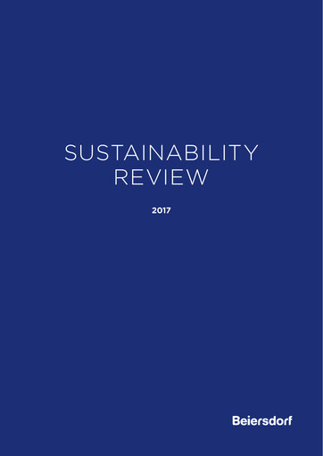 Thumbnail Beiersdorf Sustainability Report 2017