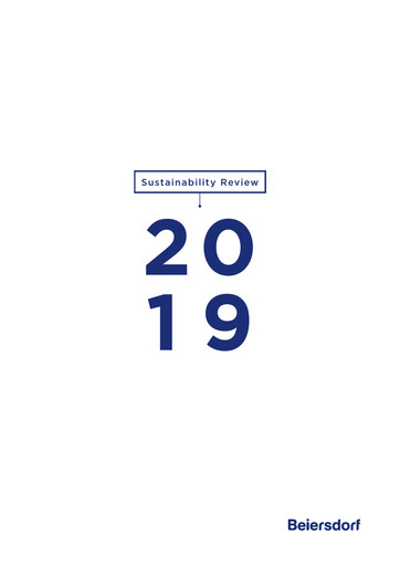 Thumbnail Beiersdorf Sustainability Report 2019