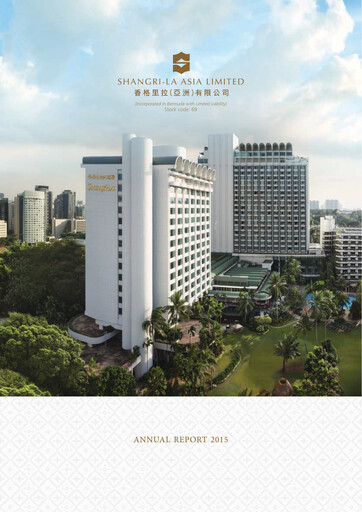Thumbnail Shangri-La Annual Report 2015